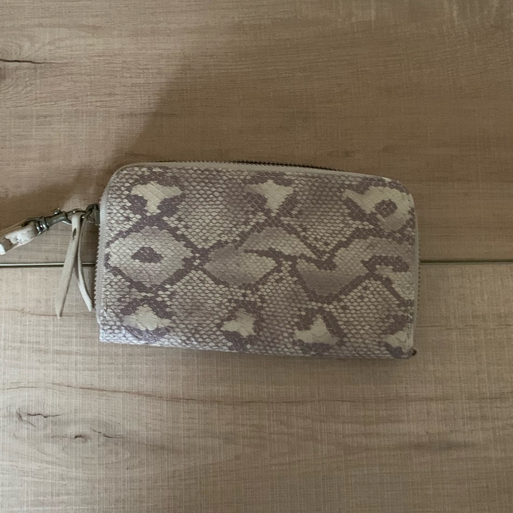 Multicolored Snakeskin Wallet
